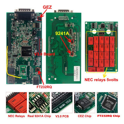 10PCS 2021.11/2020.23 Multidiag Pro TCS DS/ACTM OBD2 Diagnostic Tool 2017.R3 With Keygen /2018.R0 For TCS  For Multi Cars Trucks