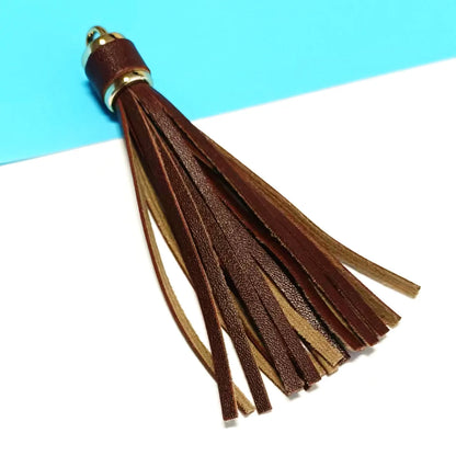 Length 10 cm Leather Tassel Artificial Leather Fringe for Festival Hangings Lantern Bag Bracelet Accessaries