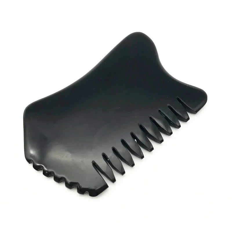 Guasha Comb Massage Guasha Board Jade Gua Sha Scraping Black Bian Stone Gua Sha Tool