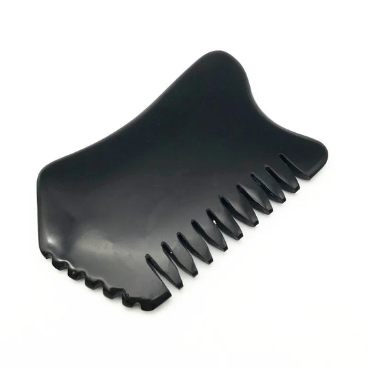 Guasha Comb Massage Guasha Board Jade Gua Sha Scraping Black Bian Stone Gua Sha Tool