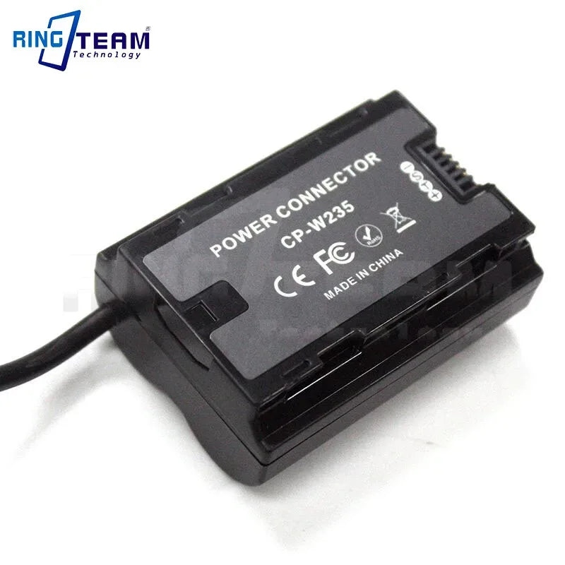 NPW235 NP-W235 Dummy Battery DC Coupler for Fujifilm X-T4 Cameras