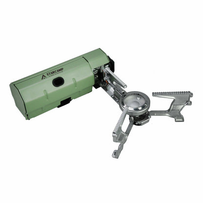 STARCAMP 2600W Portable Outdoor Camping Burner Automatic Folding Iron Butane Gas Stove Manual Application