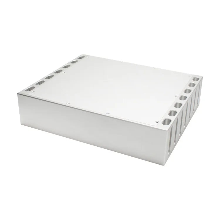 KYYSLB 430*358*100MM Amplifier Chassis Class a DIY Box CNC Enclosure All Aluminum Alloy Sound Audio Speaker Amplifier Case Shell