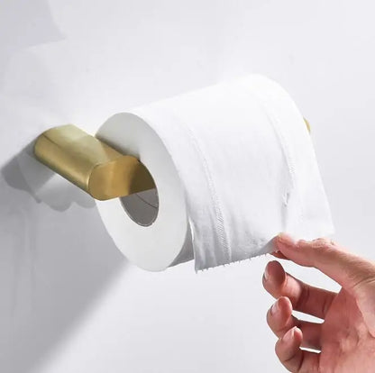 Luxury Stainless Steel 304 Brushed Gold Luxurious Bathroom Accessories Set