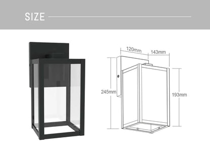 Exterior Wall Lighting 10 Inch E26 E27 Base Waterproof Aluminum Construction USA Warehouse Stock for Home Outdoor Yard