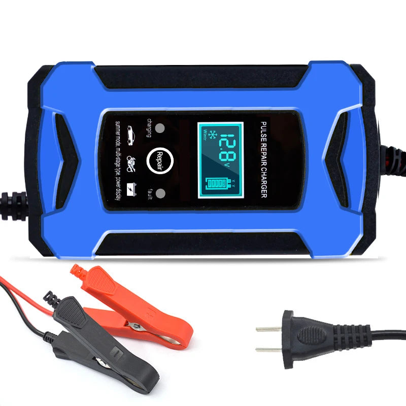 Latest Trending 12V 6A Automatic Smart Electric Battery Charger for Motorcycles and Cars-Dropshipping Product