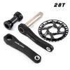 GOLDIX Children Bicycle Crankset 110mm/127mm/140mm/150mm/155mm/160mm Crank MTB Kid Crankset 28T-36T Chainring for  SRAM