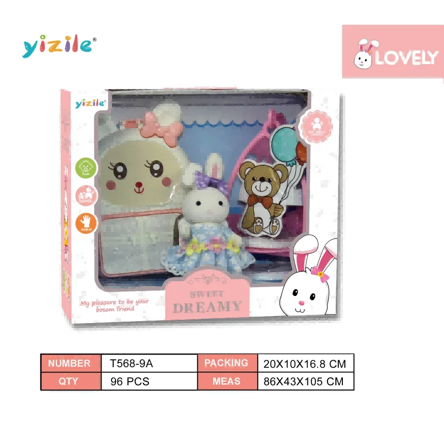Interactive Rabbit Themed Montessori Educational Toy Set for Toddlers 2 to 4 Years Sensory Developmental Skills