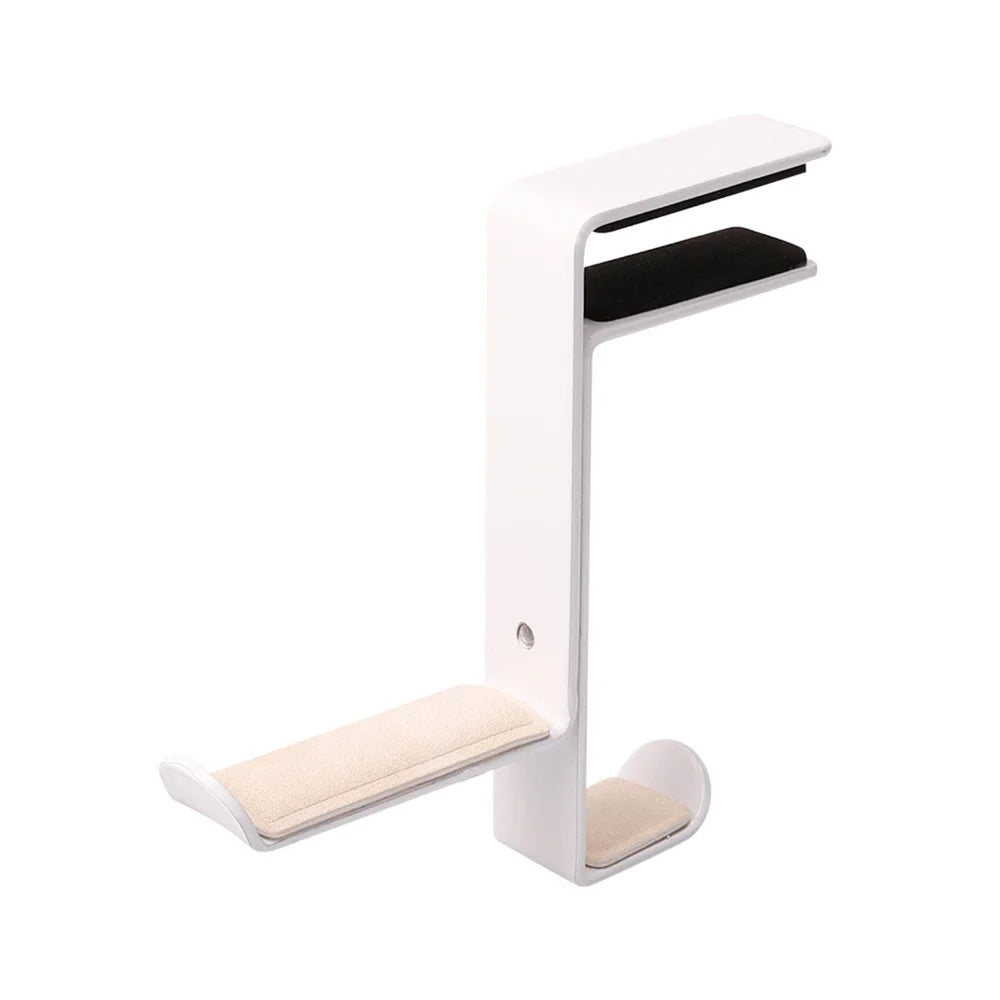 POYATU Desk Mount Universal Office Hanger Gaming Headphone Stand Bracket Display Rack Headset Holder Space Saving Table Clamp