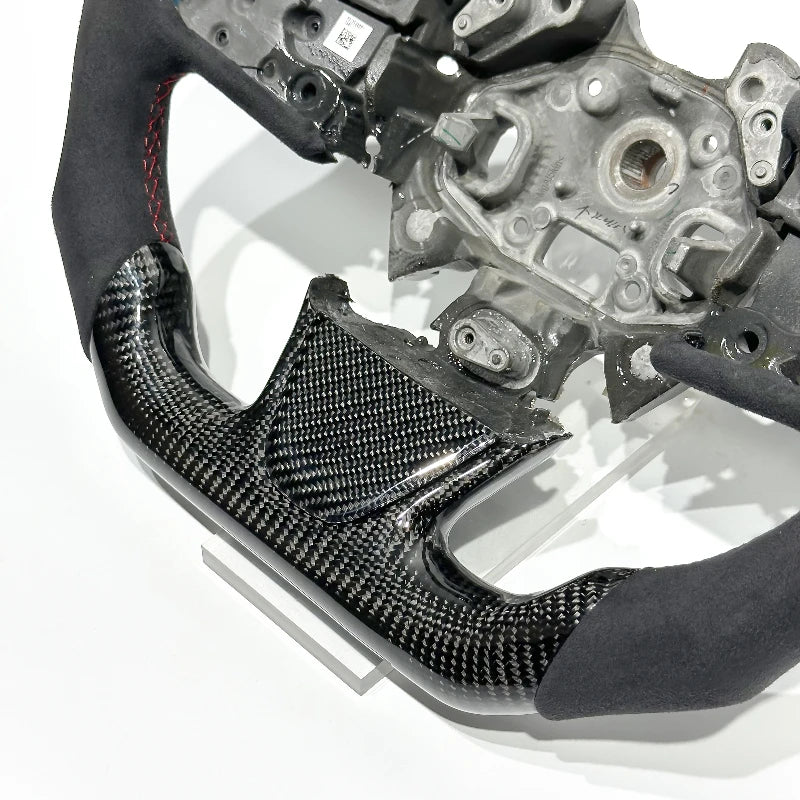 European Warehouse Spot Delivery Directly Black Carbon Fiber and Black alcantara Red Top Line for Renault Megane RS Megane 4