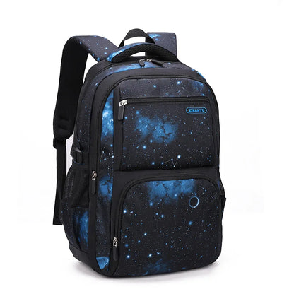 Teenagers Backpacks Boys Fashion Star School Bags Children Travel Bag Kids Knapsack Primary School Backpack Students Bag 9-16Y