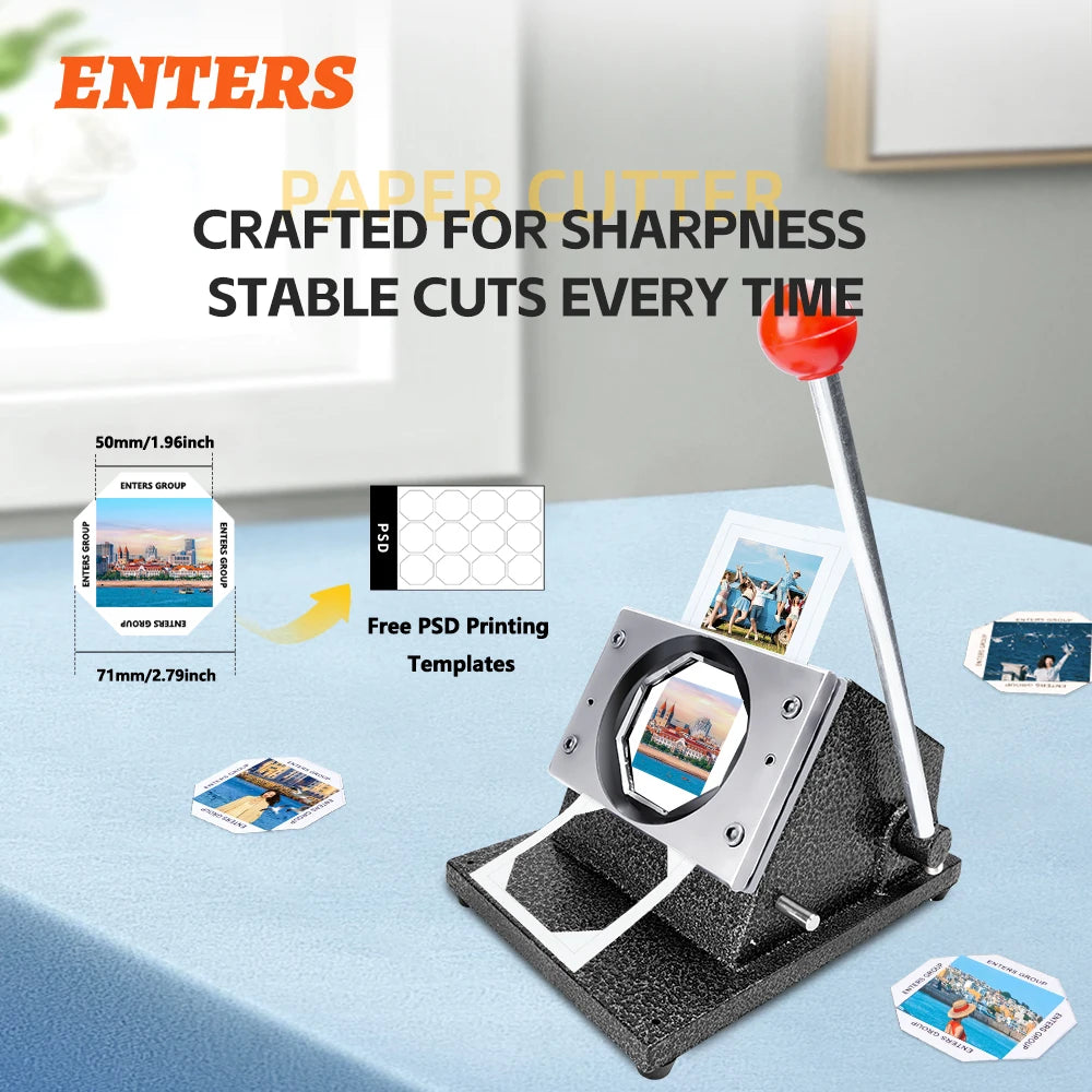 50*50mm Photo Fridge Magnet Making Machine Kit