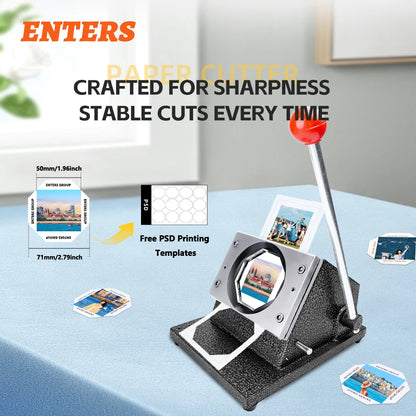 50*50mm Photo Fridge Magnet Making Machine Kit