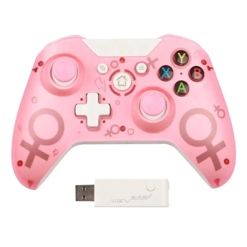 New Gamepad for Xb Ox One Joystick Vibration for Xb Ox-one in New Style Colors Vibration Dongle Connection Wireless 2.4G