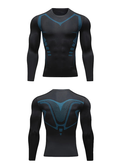 USA Warehouse 3 Pack Long Sleeve Thermal Shirts for Men Fleece Lined Soft Thermal Underwear Cold Weather Warm Base Layer
