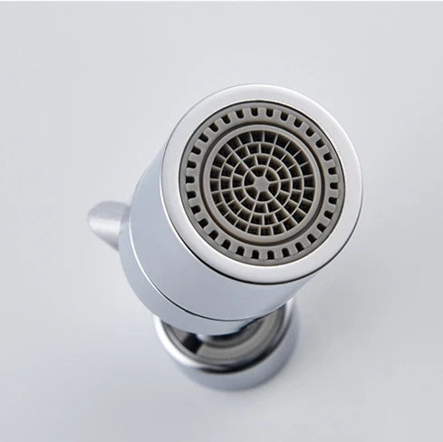 Brass Kitchen Sink Faucet Aerator Dual Function 2 Sprayer 360 Degree Big Angle Swivel Aerator