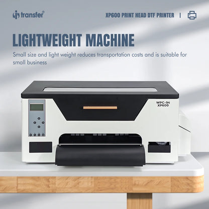 Fast Printing DTF Printer XP600 White Ink Circulation PET Film Print T Shirt Heat Transfer Machine Desktop A3 DTF Printer