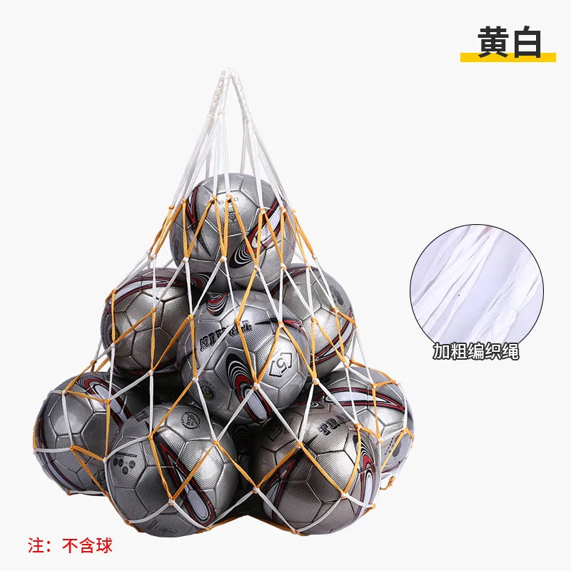 Large Capacity Basketball Mesh Bag for Easy Carrying for Sports & Entertainment