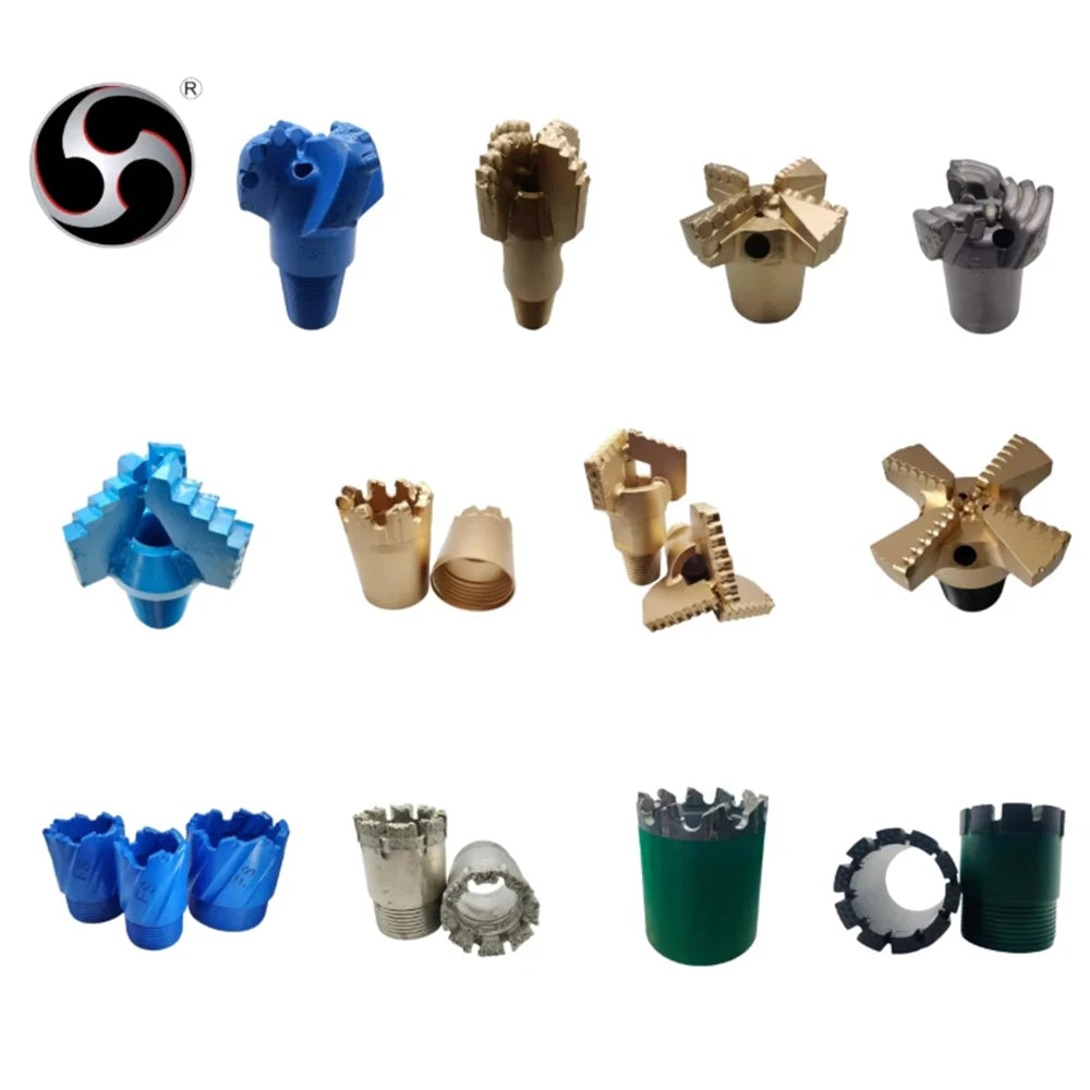 FS 3-wing One-piece Carbon Steel Drag Drill Bit, Durable Structure for Water Well Drilling, Stable Cutting Performance in Soft