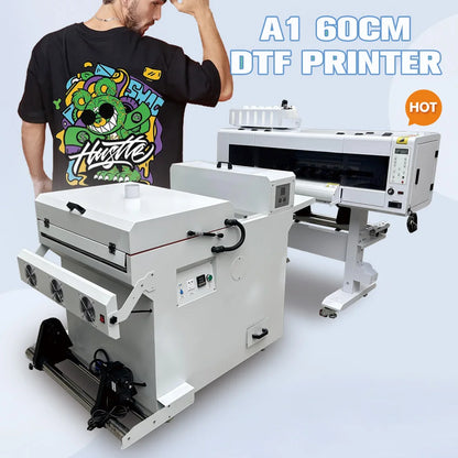 60cm Print Width DTF White Ink Printer Printing Machine I3200 I1600 Xp600 Printheads PET Film DTF Printer 60m