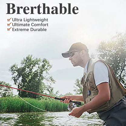 Factory Price in Stock 3 Layer Uninsulated Breathable Waders Sockfoot Best Breathable Waders Fly Fishing Hunting Chest Waders