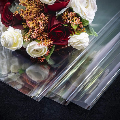 70cm*20m/roll 45mic Cellophane Paper Film Gift Wrap Roll  for Flowers Craft Basket Packing