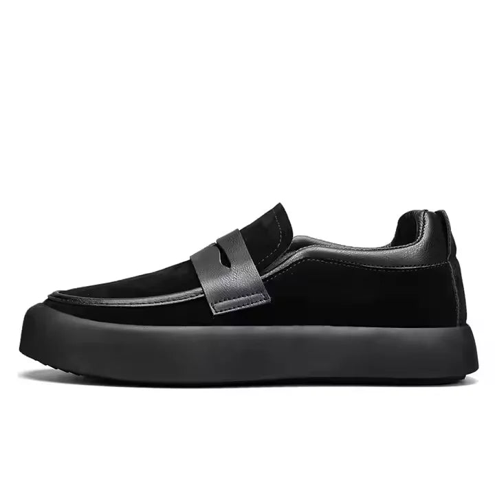 New Breathable Little White Shoes Men's Trend Everything Inside Heightener Sports Shoes Casual Running Daddy Shoes