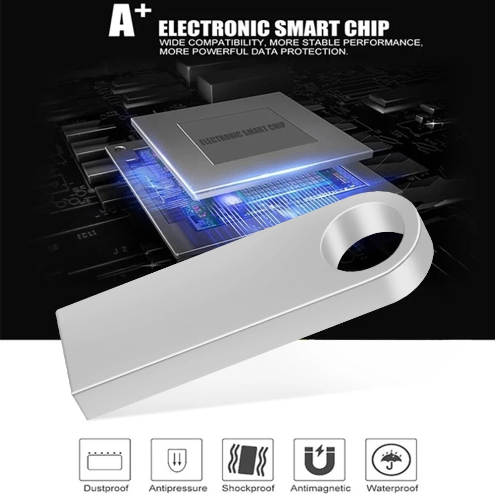Hot Sale Metal 3.0 USB Flash Drive 128GB Pen Drive 8GB 16GB 32GB 64GB USB Stick 3. 0 Flash Drive High Speed Pendrive