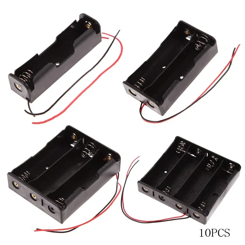 ALLOYSEED 18650 Power Bank Case 1X 2X 3X 4X 18650 Battery Holder Storage Box 1 2 3 4 Slot 18650 Rechargeable Batteries Container