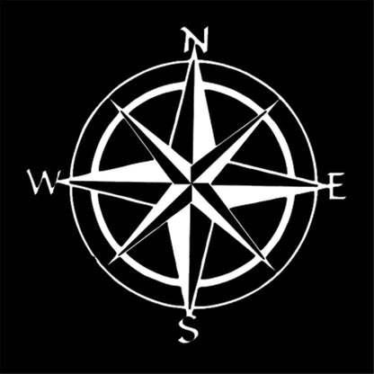 Compass Car Compass Stickers Laptop Vinyl Decal Notebook Car Truck Decor Vinyl Sticker Gift Die Cut Decals Latop Window Glass