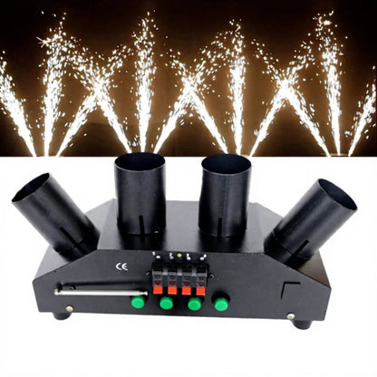 Pyro Receiver Cold Firework Firing System Stage Indoor Wedding Fountain Spark 4 Channel Cue Wireless Machine Remote Control