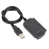 USB 2.0 IDE/SATA 3-in-1 Cable Power Supply ROHS Certified Tinned Copper Conductor Braid Shielding PVC Jacket in Stock