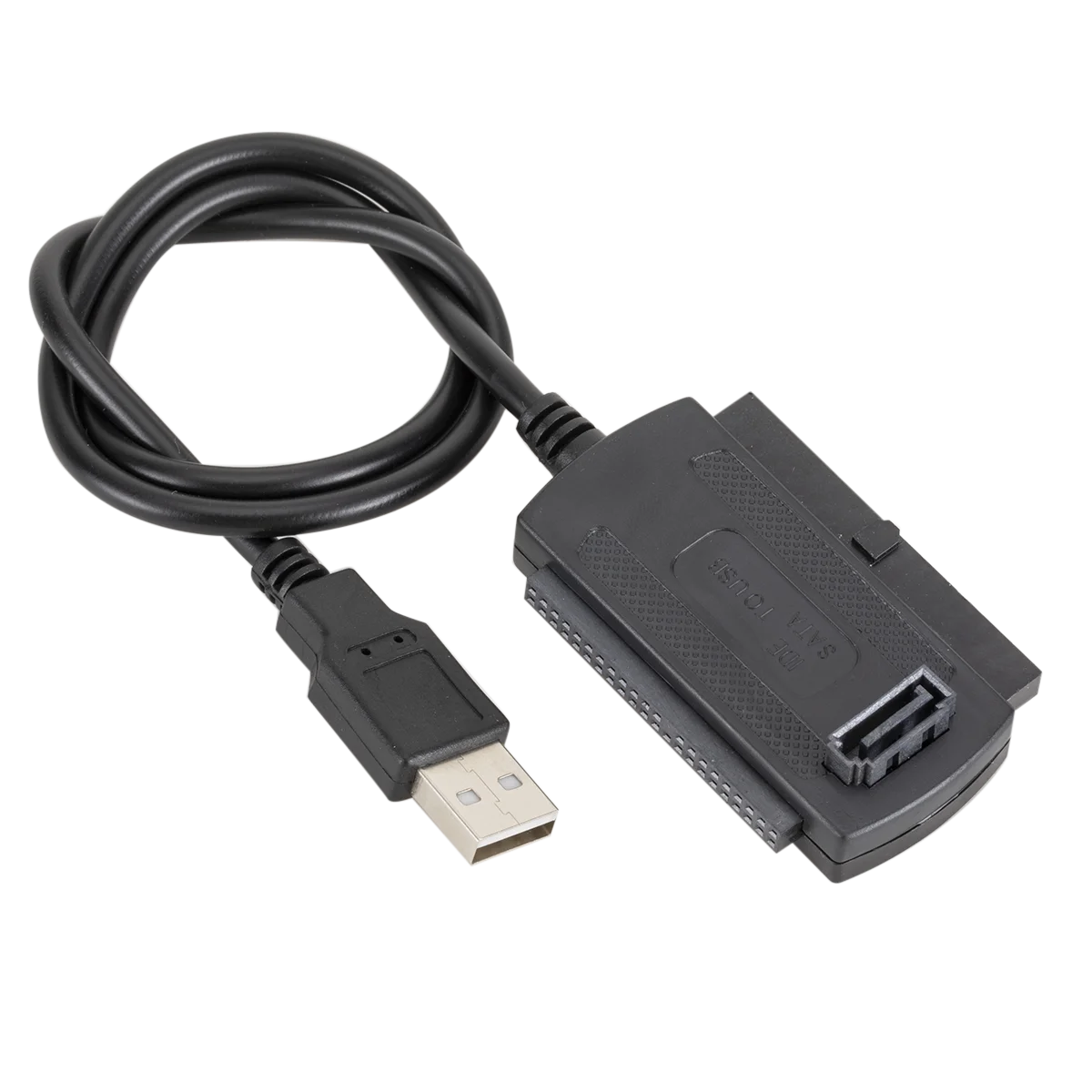 USB 2.0 IDE/SATA 3-in-1 Cable Power Supply ROHS Certified Tinned Copper Conductor Braid Shielding PVC Jacket in Stock