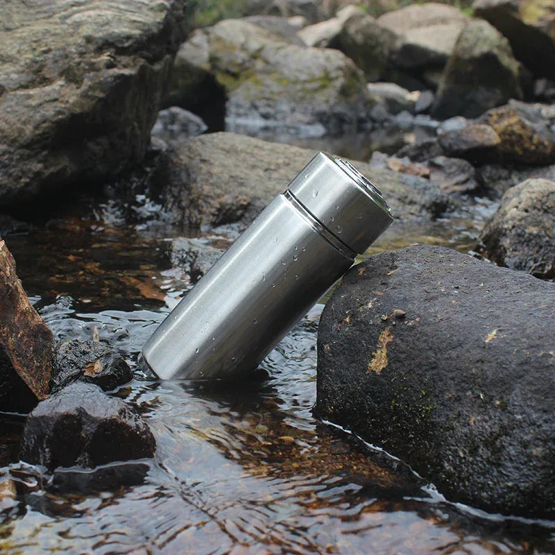 pH 9.5 304 stainless Nano Energy Portable Alkaline Water Bottle Flask Anti-oxidant ORP alkaline Water Filter Ionizer