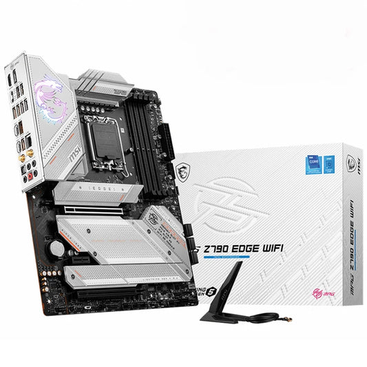 Used MS'I MPG Z790 EDGE WIFI DDR4 Motherboard with 128GB DDR4 Memory Supports 12/13th Gen Intel Core Professors 12700k 13900k by PDG ibma