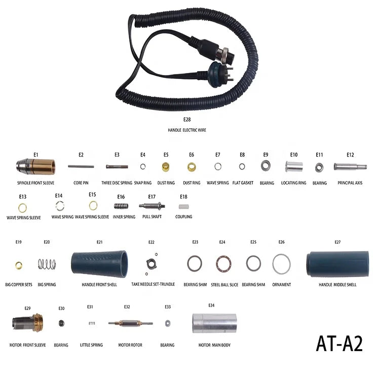 2025 S A2 5um High Concentricity Jewelry Making Contra Angle Handpiece Repair Tools Equipment
