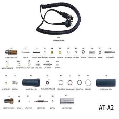 2025 S A2 5um High Concentricity Jewelry Making Contra Angle Handpiece Repair Tools Equipment