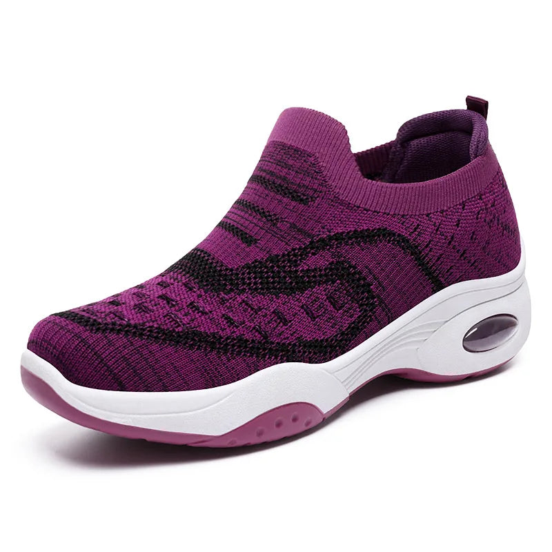 Women's Casual Sneakers Comfortable Breathable Boat Shoes Flats Disposable Zapatos De Mujer