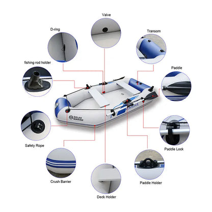 Hight Quality  Exciting Outdoor Sport Inflatable Boat Drifting Rafting Boats With Removable Aluminium Seat for Sale
