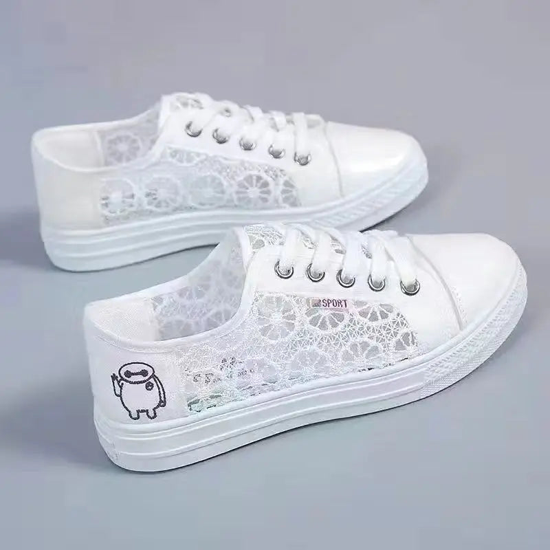 Women's Casual Light Weight Soft Soled Flat Bottomed Fashion Able Breathable Casual Shoes