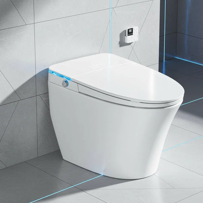 Modern Premium Intelligent Toilet Inventory Surplus Floor Mounted Luxury Electric Bidet Smart Toilet for Rental Property Upgrade