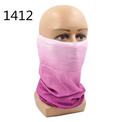 100% Polyester Solid color Microfiber Tubular Multifunction Motorcycle Scarf sports Headband Seamless Tube Bandanas Face Mask