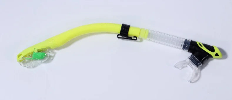 JUNHAIINS Wholesale Snorkel with Dry Breathing Top Valve for Diving Scuba Swimming for Wholesaling Professional Freediving