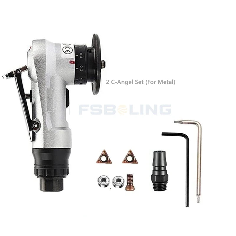 FSBOLING Pneumatic Angle Grinder Air Nozzle Model BL-TL6 Can Polish Copper Metal Pipes Molds Steel Plates and Bars