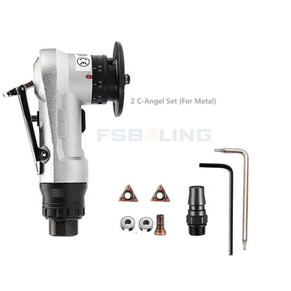 FSBOLING Pneumatic Angle Grinder Air Nozzle Model BL-TL6 Can Polish Copper Metal Pipes Molds Steel Plates and Bars