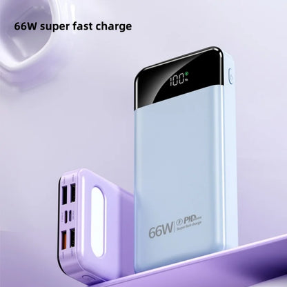 High Quality Portable Big Capacity 26800 Mah LED Digital Display 4USB Type-C Output  PD22.5W Fast Charging Power Bank 26800mAh