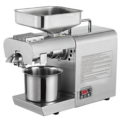 MJ 508 Automatic Castor Seeds Coconut Soy Bean Peanut Cold Press Oil Machine Extractor Household Oil Making Press Machine