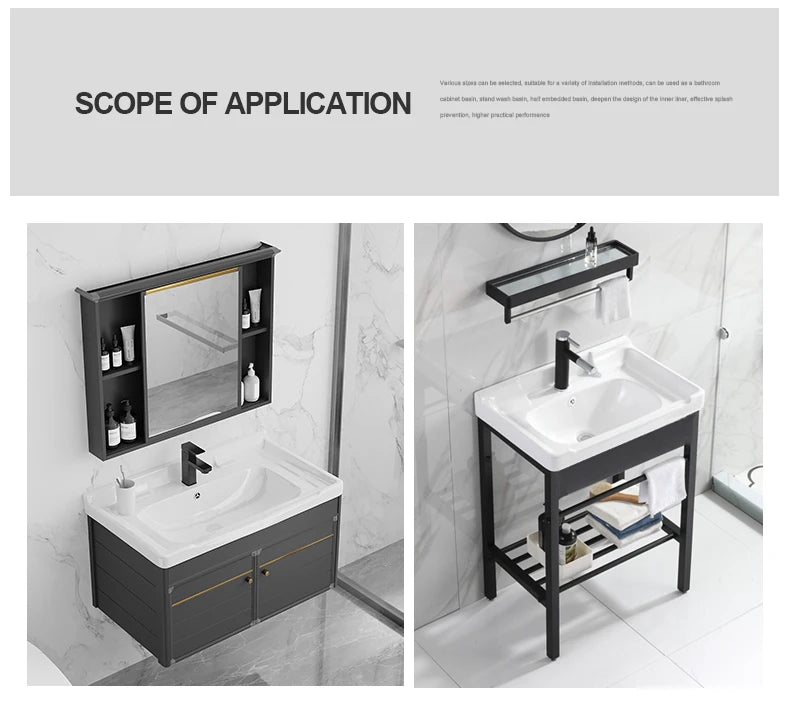 Modern Classic Rectangular Single-Hole Faucet Mount Lavatory Sink Solid Surface Washbasin Single-Hole Faucet Bathroom Vanity
