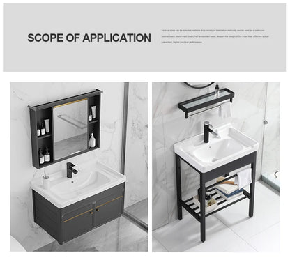Modern Classic Rectangular Single-Hole Faucet Mount Lavatory Sink Solid Surface Washbasin Single-Hole Faucet Bathroom Vanity