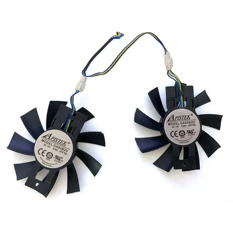 87MM Cooler Fan GA92B2U GA92S2U RX 570 GPU FAN For Dataland PowerColor Radeon RX 570 Dual  RX580 Cooling Replacement Fan